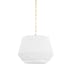 Hudson Valley Lighting Debi 18" Wide Pendant Aged Brass