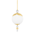 Hudson Valley Lighting Perla 10" Wide Pendant Aged Brass