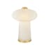 Hudson Valley Lighting Fords 14" Tall LED Accent Table Lamp with Seedy Cloud Glass Shade Aged Brass