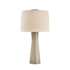 Hudson Valley Lighting Havelock 33" Tall Buffet Table Lamp with Linen Shade Aged Brass / Ceramic Roan Grey