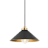 Hudson Valley Lighting Clivedon 12" Wide Pendant Aged Brass / Distressed Bronze