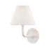 Hudson Valley Lighting Signature No.1 12" Tall Single Light Wall Sconce Glossy White