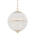 Hudson Valley Lighting Sphere No. 3 18" Wide Pendant Aged Brass