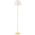 Hudson Valley Lighting Leeds 52" Tall Buffet Floor Lamp Aged Brass