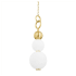 Hudson Valley Lighting Perrin 31" Tall 2700K LED Pendant Aged Brass