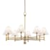 Hudson Valley Lighting Classic No.1 8 Light 40" Wide Chandelier Aged Brass