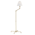 Hudson Valley Lighting Classic No.1 Single Light 60" Tall Swing Arm Floor Lamp Aged Brass