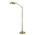 Hudson Valley Lighting Girard Single Light 56" Tall Swing Arm Floor Lamp Vintage Brass