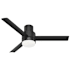Hunter Gilmour 52" 3 Blade Indoor / Outdoor LED Ceiling Fan with Remote Control Matte Black