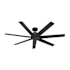 Hunter Downtown 60" 7 Blade Indoor / Outdoor Ceiling Fan with Wall Control Matte Black