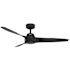 Hunter Mosley 52" 3 Blade Indoor / Outdoor Ceiling Fan with Wall Control Matte Black