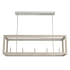 Hunter Squire Manor 5 Light 40" Wide Taper Candle Style Chandelier Brushed Nickel