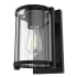 Hunter Astwood 10" Tall Bathroom Sconce Matte Black