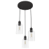 Hunter Lochemeade 3 Light 15" Wide Multi Light Pendant Noble Bronze