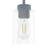 Hunter Hartland 4" Wide Mini Pendant Indigo Blue