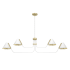 Hunter Grove Isle 4 Light 58" Wide Linear Chandelier Matte White