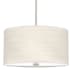 Hunter Solhaven 2 Light 14" Wide Pendant with Polystyrene and Paper Veneer Overlay Glass Shade Bleached Alder