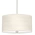 Hunter Solhaven 3 Light 19" Wide Pendant with Polystyrene and Paper Veneer Overlay Glass Shade Bleached Alder