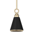 Hunter Klein 6" Wide Mini Pendant with Metal Shade Alturas Gold