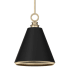 Hunter Klein 13" Wide Pendant with Metal Shade Alturas Gold