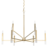 Hunter Sunjai 9 Light 40" Wide Taper Candle Style Chandelier Alturas Gold