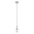 Hunter Maple Park 6" Wide Mini Pendant Brushed Nickel