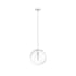 Hunter Sacha 12" Wide Pendant Brushed Nickel