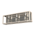 Hunter Squire Manor 3 Light 25" Wide Bathroom Vanity Light Brushed Nickel
