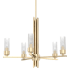 Hunter Gatz 5 Light 24" Wide Chandelier Alturas Gold