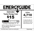 Hunter 23838 Original Energy Guide Image