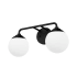 Hunter Hepburn 2 Light 18" Wide Smart Vanity Light Matte Black