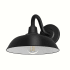 Hunter Mill Valley 8" Tall Outdoor Wall Sconce Matte Black