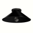 Hunter Skyflow 14" Wide Semi-Flush Outdoor Ceiling Fixture Matte Black