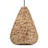 Hunter Cambria 3 Light 18" Wide Pendant Seagrass / Matte Black