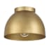 Hunter Erling 10" Wide Flush Mount Ceiling Fixture Luxe Gold