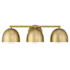 Hunter Erling 3 Light 22" Wide Vanity Light Luxe Gold