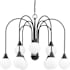Hunter Valadon 9 Light 30" Wide Chandelier Matte Black