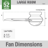 Hunter 50283 Dempsey Dimension Graphic