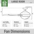 Hunter 50284 Dempsey Dimension Graphic
