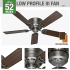 Hunter 53071 Low Profile Ceiling Fan Details