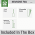 Hunter 53322 Newsome Included in Box