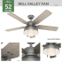 Hunter 59308 Mill Valley Ceiling Fan Details