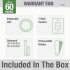 Hunter 59461 Warrant Included in Box