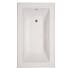 Hydrosystems Angel 72" Drop In Acrylic Soaking Tub with Reversible Drain, Drain Assembly, and Overflow White