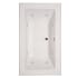 Hydrosystems Angel 72" Drop In Acrylic Air / Whirlpool Tub with Center Drain, Drain Assembly, and Overflow White