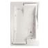 Hydrosystems Ashley 60" Drop In Acrylic Whirlpool Tub with Reversible Drain, Drain Assembly, and Overflow White