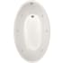 Hydrosystems Carli 60" Drop In Acrylic Whirlpool Tub with Reversible Drain, Drain Assembly, and Overflow White