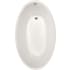 Hydrosystems Carli 72" Drop In Acrylic Air Tub with Reversible Drain, Drain Assembly, and Overflow White