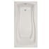 Hydrosystems Charlotte 72" Drop In Acrylic Air Tub with Reversible Drain, Drain Assembly, and Overflow White