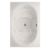 Hydrosystems Fuji 60" Drop In Acrylic Air / Whirlpool Tub with Center Drain, Drain Assembly, and Overflow White